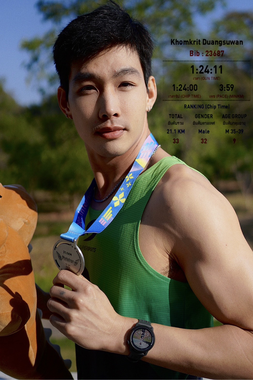 Khomkrit - Half Marathon PB